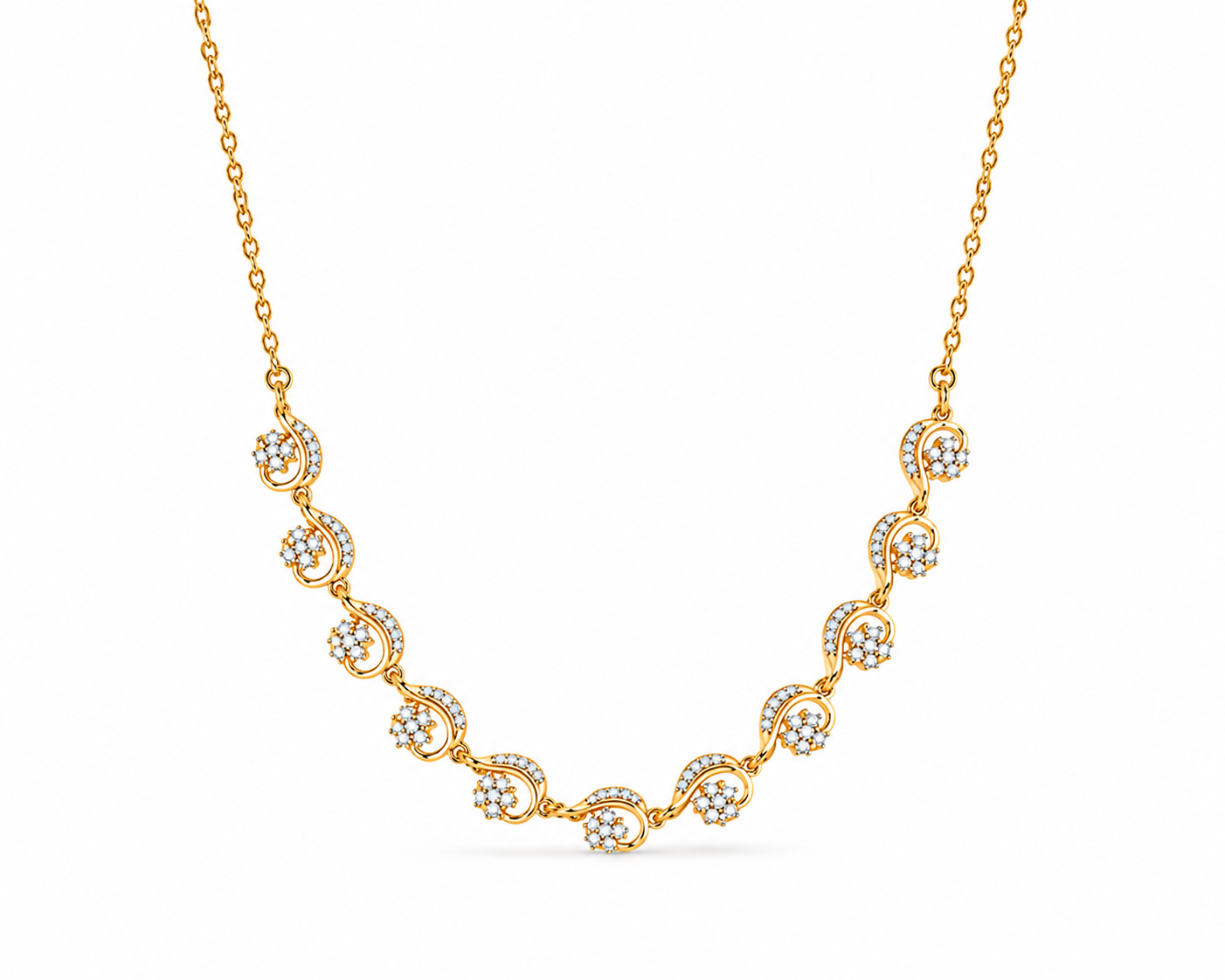 Aurelia Paisley Bloom Necklace